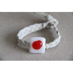 Lædersnøre armbånd