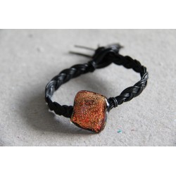 Lædersnøre armbånd