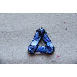 Glasdel til halssmykke