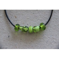 Lædersnøre halssmykke