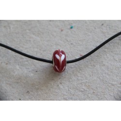 Lædersnøre halssmykke